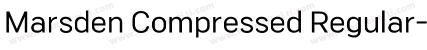 Marsden Compressed Regular字体转换